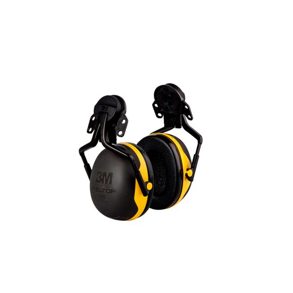 3M™ PELTOR™ Earmuffs, Yellow, Helmet Mounted, X2P5E image 1