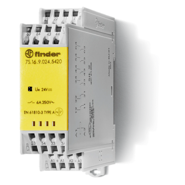 Series 7S Relay module with forcibly guided contacts 6 A  7S1691105420T image 1