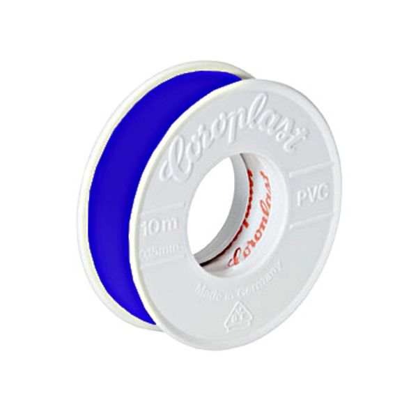 Insulating tape, standard-PVC-blue, COROPLAST 15mm/10m image 1