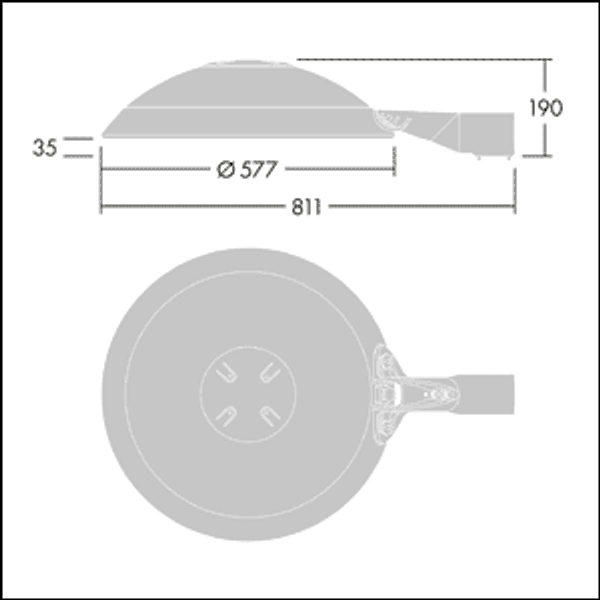 TR 72L50-740 RWT BP CL2 OP W9 L60E - LED road lighting lantern image 3