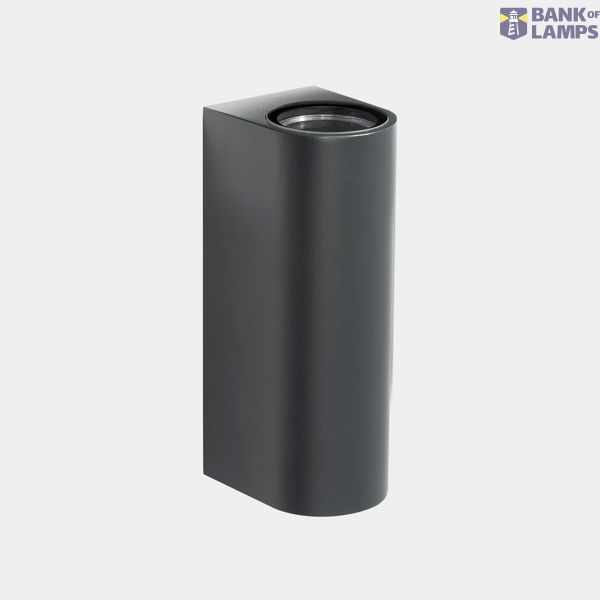 Wall fixture IP66 Max Double Emission LED 31.5W LED warm-white 3000K Casambi Urban grey 3970lm image 1