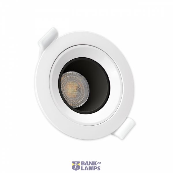 FIALE CORE DEEP GU10 IP20 FI86X34MM BLACK ROUND ADJUSTABLE image 1