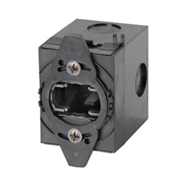 M22-ADC4 Mounting clamp, with dust protection, 4-way image 2