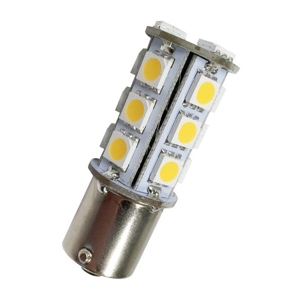 LED18 Ba15s 10-30V DC 2.1W WW image 1