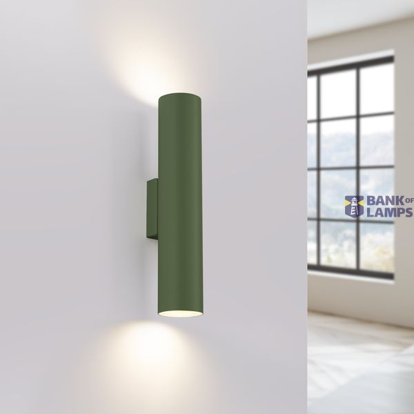 WALL LAMP LAGOS 2 OLIVE GREEN 2XGU10 image 3