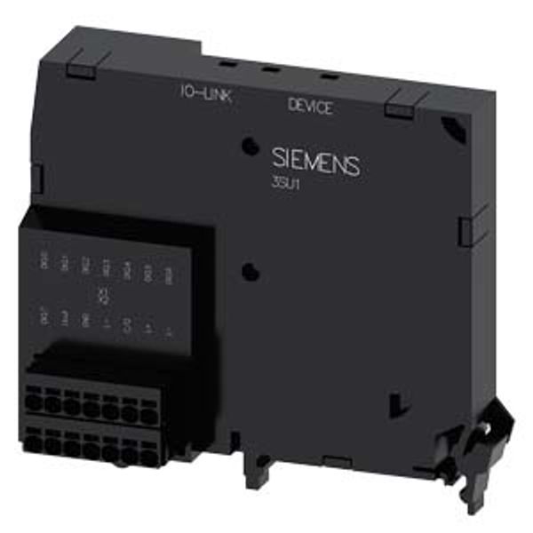 Electronic module for IO-Link, black, 8 inputs/outputs, 2 DI/6 DQ image 1