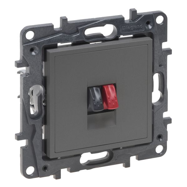 LOUDSPEAKER SOCKET MEDIUM GREY image 1