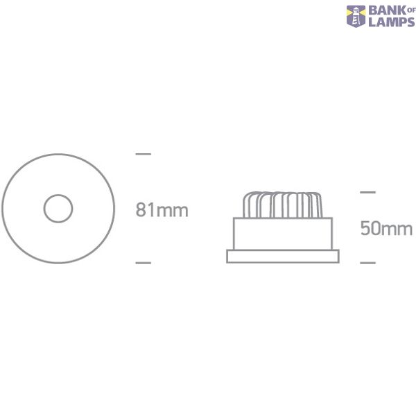 WHITE LED 8W WW 60deg IP20 230V image 2