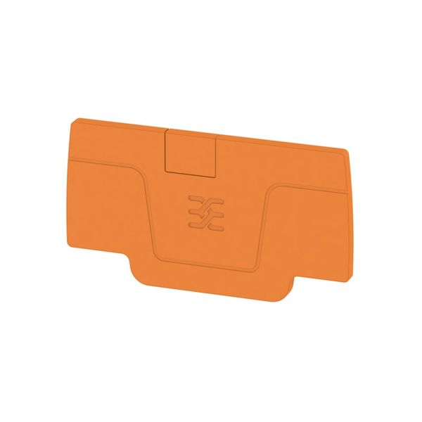 End plate (terminals), 52.75 mm x 2.1 mm, orange image 1