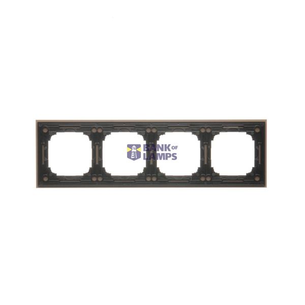 Double frame, wood, black walnut image 1