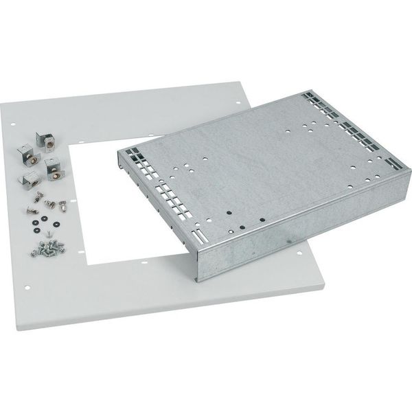 XMIX16/3__/04/06/F__/E+O/D Mounting kit, for IZMX16, 3p, fixed mounted design, WxD=425x600mm, +door, grey image 2