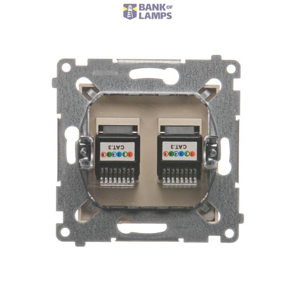 Three positions (1-0-2) single roller blind switch, 10A, white image 1