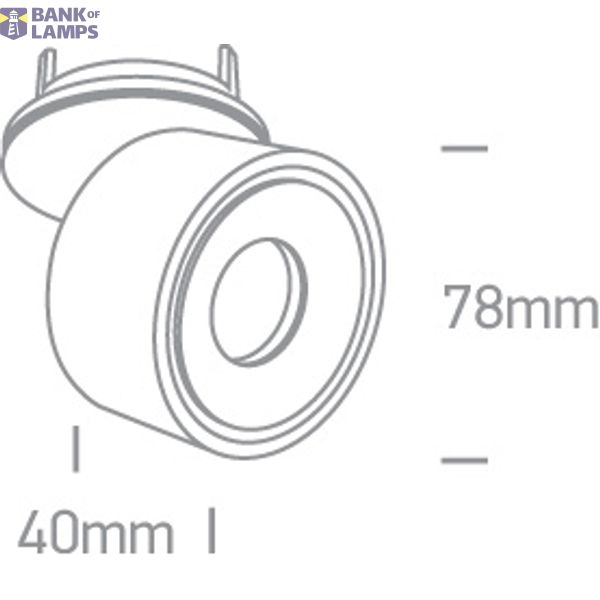 WHITE COB LED 8W WW IP20 230V image 3