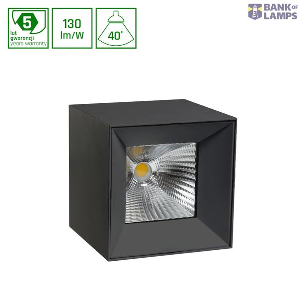 CEL ZOSMA 3 830 27W 230V 40deg Black MESH image 1