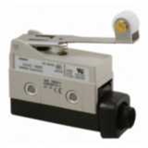 Enclosed switch, hinge roller lever, SPDT, 10 A D4MC9500A image 2