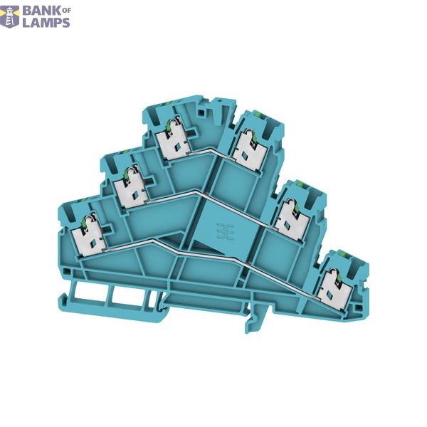 Multi-tier modular terminal, SNAP IN, blue, 2.5 mm², 800 V, Number of  image 1