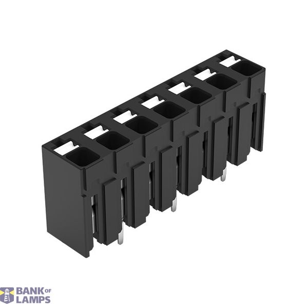 THR PCB terminal block push-button 1.5 mm² black image 1