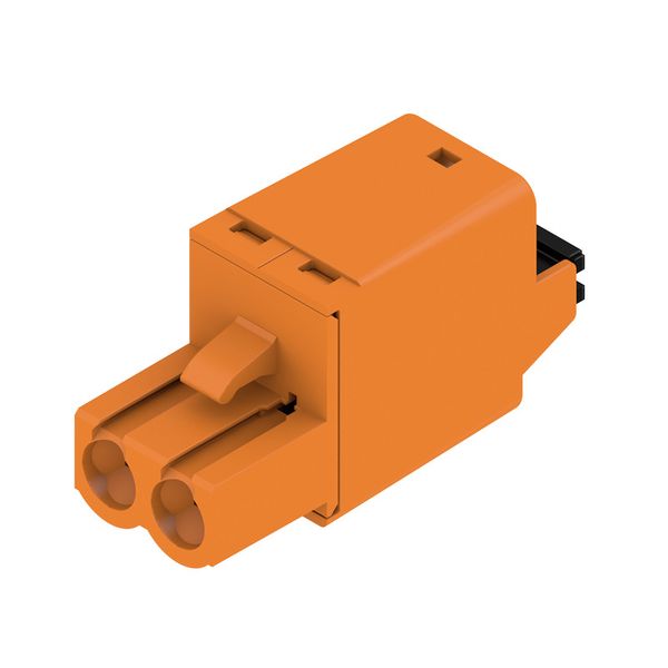 PCB plug-in connector, female plug, 5.00 mm, Number of poles: 2, 180°, PUSH IN with actuator, Clamping range, max. : 3.31 mm², Box image 2