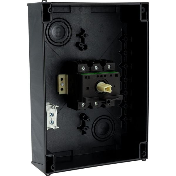 P3-100/I5/SVB-SW Main switch, P3, 100 A, surface mounting, 3 pole, STOP function, With black rotary handle and locking ring, Lockable in the 0 (Off) position image 33