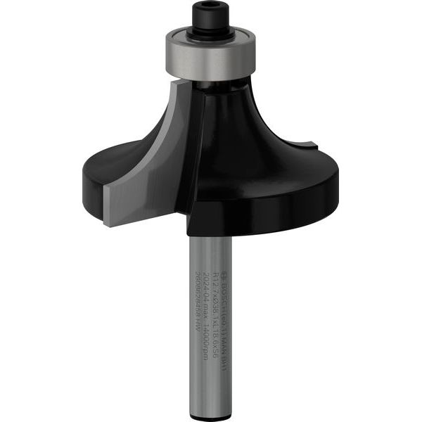 Rounding over bit, 6 mm, R1 12.7 mm, D 38.1 mm, L 18.6 mm, G 60 mm image 1