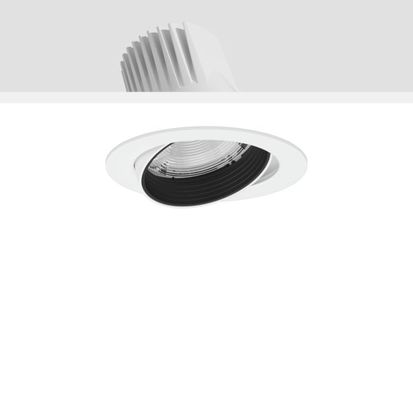 RONDOS maxi, 25 W, 2650 lm, 927, white, DALI Recessed projectors, D 17 image 2