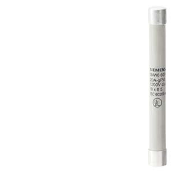 SENTRON, cylindrical fuse, 10 x 85 mm, 4 A, gPV, Un DC: 1500 V image 1