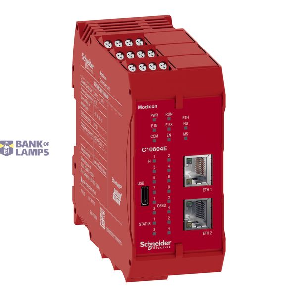 CPU 8I+4O, emb. network+BP conn, screw image 2