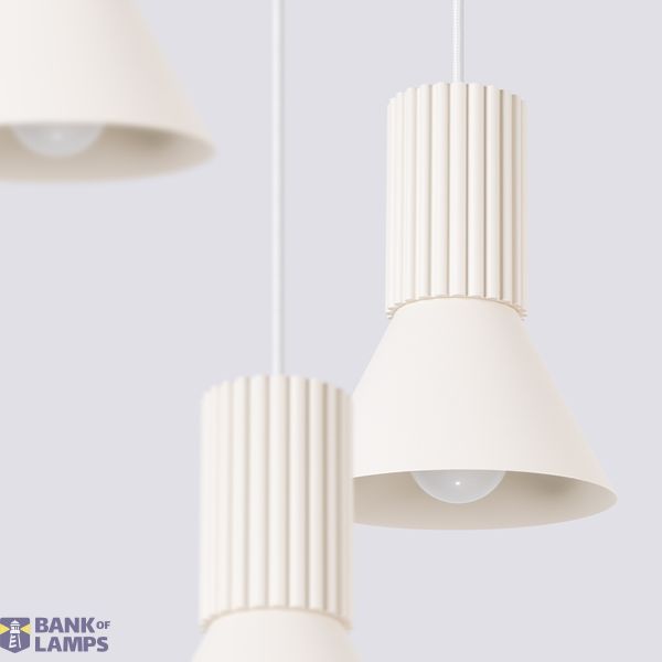 Pendant lamp ESTRIA 3P beige image 12