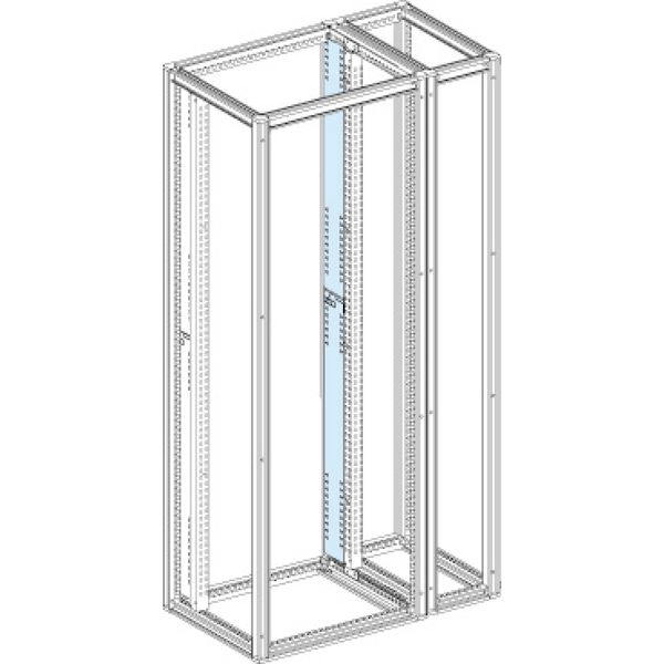 Partition Plate, PrismaSeT 6300, form 2, side vertical partition, for enclosures D600 image 1