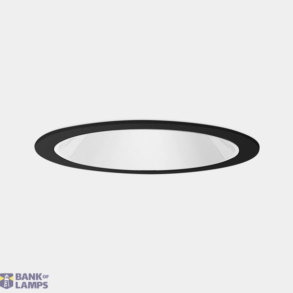 Downlight Sia Standard 225 Round Trim 37W LED warm-white 3000K CRI 80 75.5º ON-OFF Black IP54 3548lm image 1