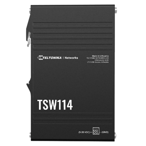 TSW114 DIN Rail Switch 5 GbE ports TSW114000000 image 3