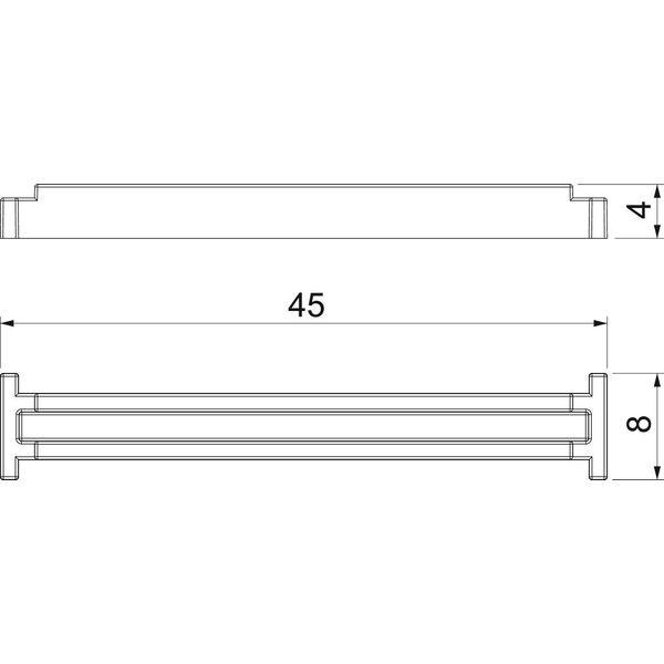 UT34 T Barrier strip for UT34 45x8x4 image 2