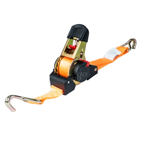 Automatic ratched tie down 1000/500kg 38mm 4m J-TYPE image 1