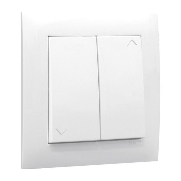 VENETIAN DOUBLE PUSH-BUTTON WHITE image 2