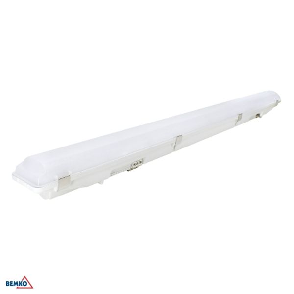 LED HERMETIC FITTING ARKOS 3 120CM 80W 4000K 13250LM IP66 COVER PMMA MILK image 1