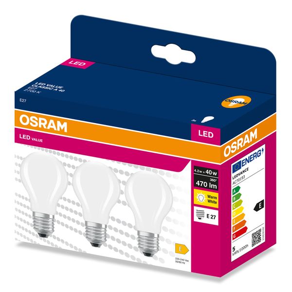 VALCLA40 4,2W/827 230VGLFR E27 FS3 OSRAM image 2