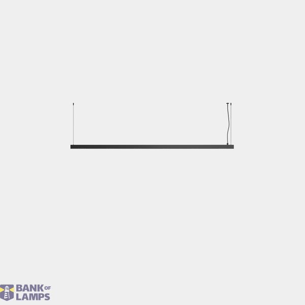 Lineal lighting system Apex Lineal Simple Pendant 2040mm 38.4W LED warm-white 2700K CRI 90 ON-OFF White IP20 3126lm image 1
