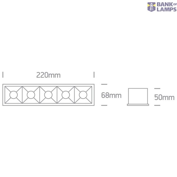 WHITE LED 20W WW 38deg IP20 230V image 3