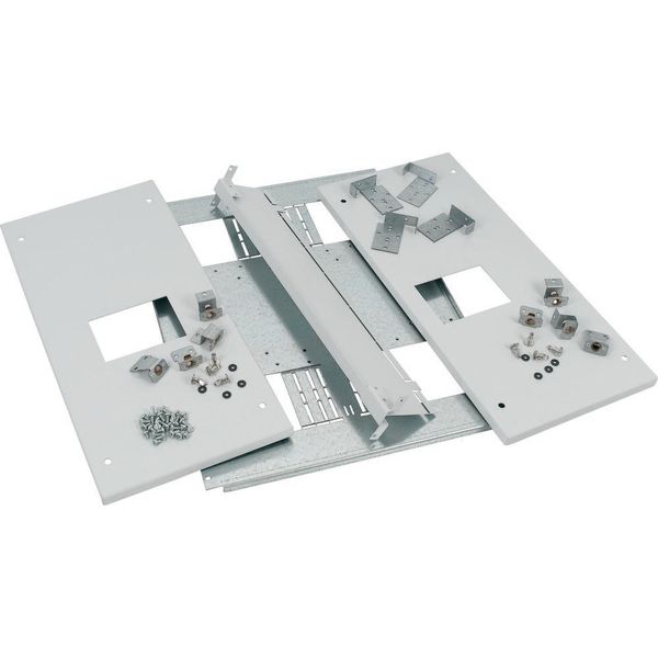 XMN430602 Mounting kit, 2xNZM4, 1600A, 3p, fixed version, W=600mm, grey image 2