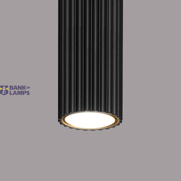 CEILING TUBE PIPE 60CM WITH ELEGANT GROOVING BLACK CARBON FOR LIVING ROOM FOR GU10 image 11