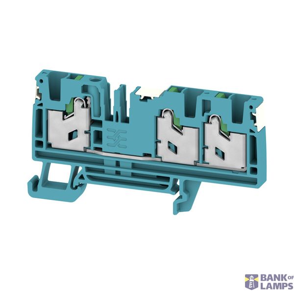 Feed-through terminal block, SNAP IN, blue, 4 mm², 32 A, 1000 V, Numbe image 1