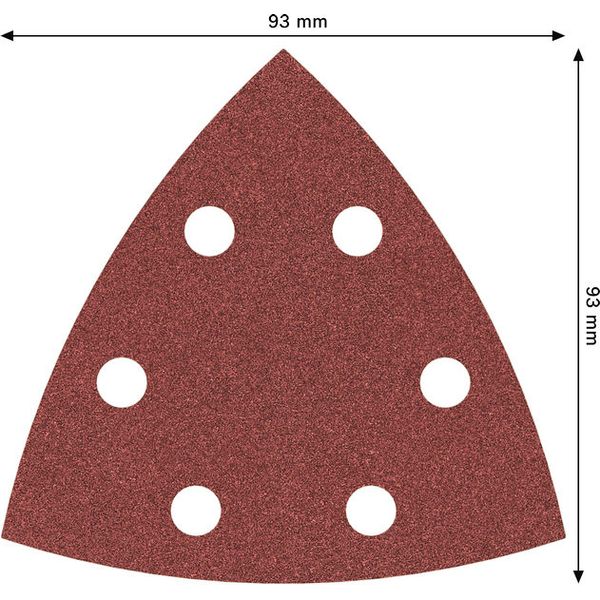 Sanding Sheet F460 BfWP,G120,93mm image 2