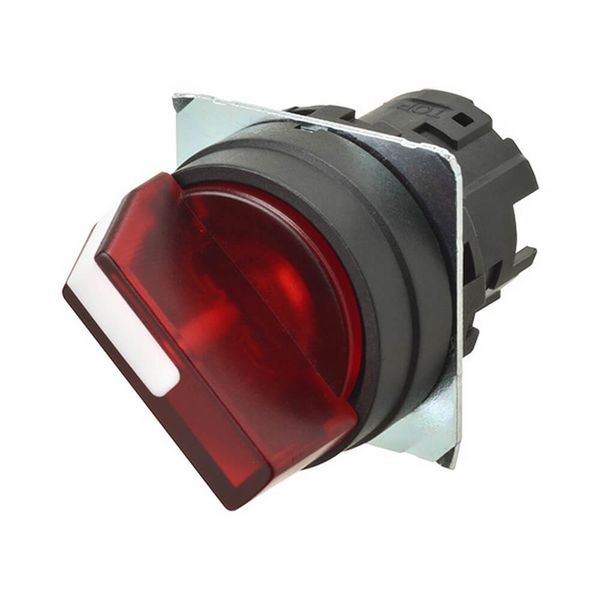 Selector A22NZ 22 dia., 2 position, Lighted, bezel plastic, manual, co A2270403C image 3