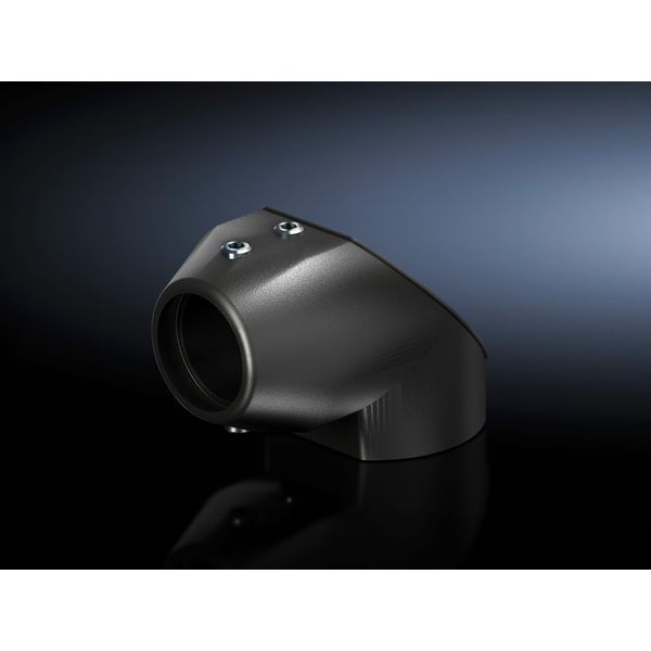 CP Angle coupling 90Â°, CP 40, for support arm connection 90 x 71 mm, steel image 2