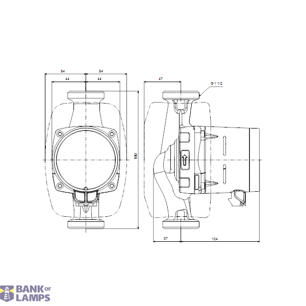 Drinking water circulator pump ALPHA1 25-40 N 180 1x230V 50Hz 6H image 4