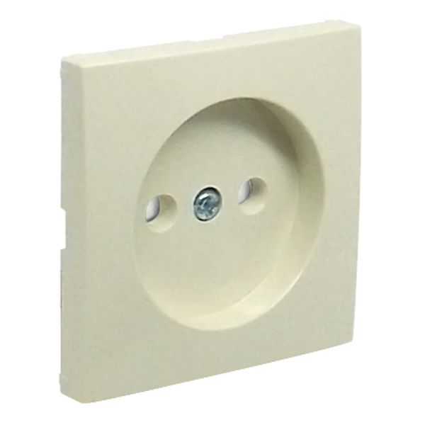 SAFETY COV PLAT F/SINGLE PHASE SOCKET IVORY image 2