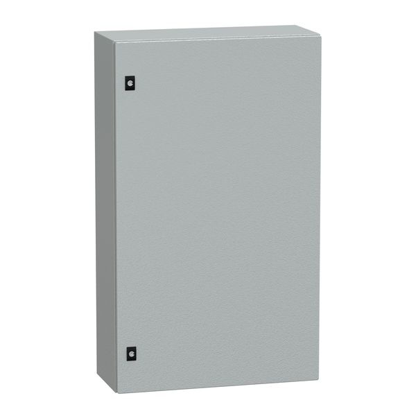 Spacial CRN plain door with mount.plate. H1000xW600xD250 IP66 IK10 RAL7035.. image 1