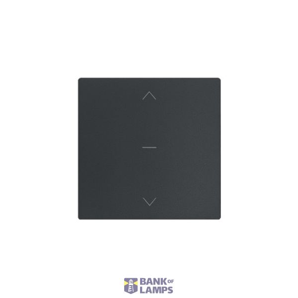 Single button for roller blind switch and pushbutton, (rocker), Simon 24, IP20, graphite mat image 1