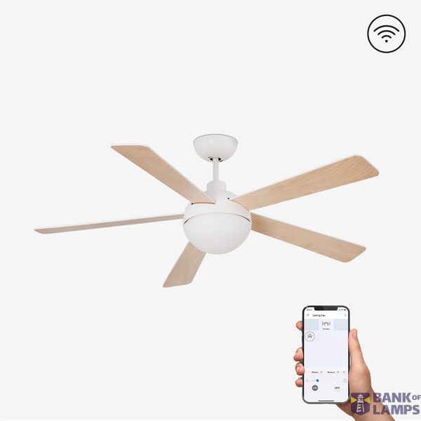 IZARO Ø1320mm WHITE 5 BLADES LED 15W SIN R image 2
