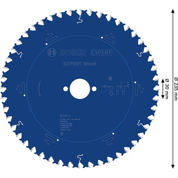 Circular saw blade Expert for Wood 235 x 30 x 2,8 mm, 48 image 2